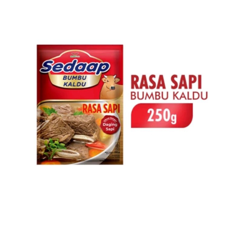 

Sedaap bumbu kaldu rasa sapi 250g