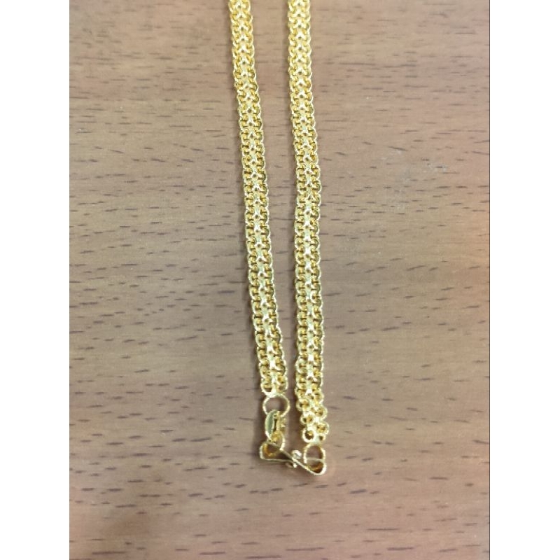 kalung nori dobel 10 gram emas muda