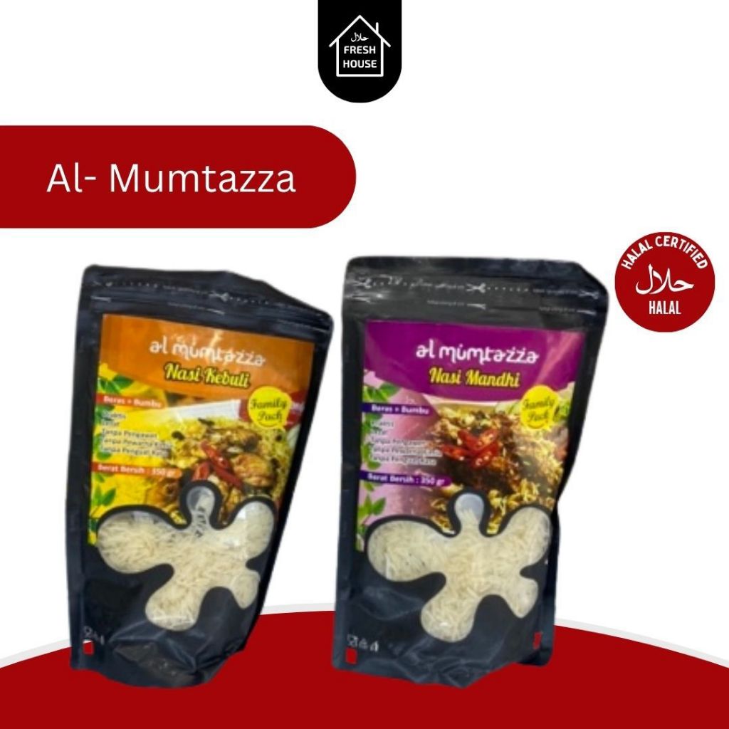

MUMTAZZA NASI ALL VARIANT 350GR / NASI KEBULI 350gr / NASI MANHDI 350gr