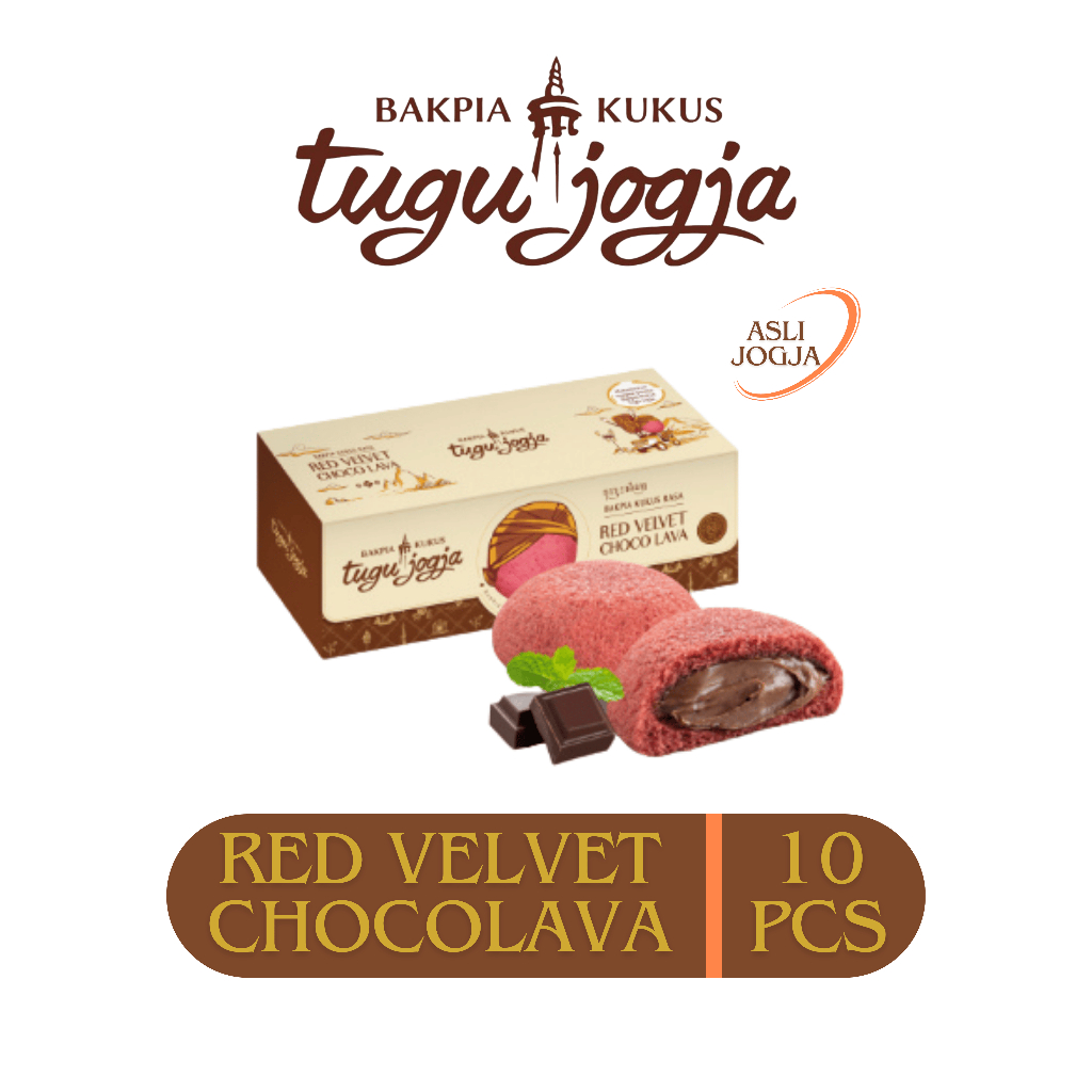 

Bakpia Kukus Tugu Jogja Travel Pack Isi 10 Rasa Red Velvet Chocolava