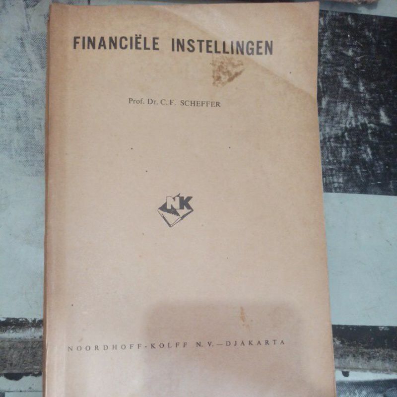 BUKU FINANCIELE INSTELLINGEN PROF. DR. C. F. SCHEFFER
