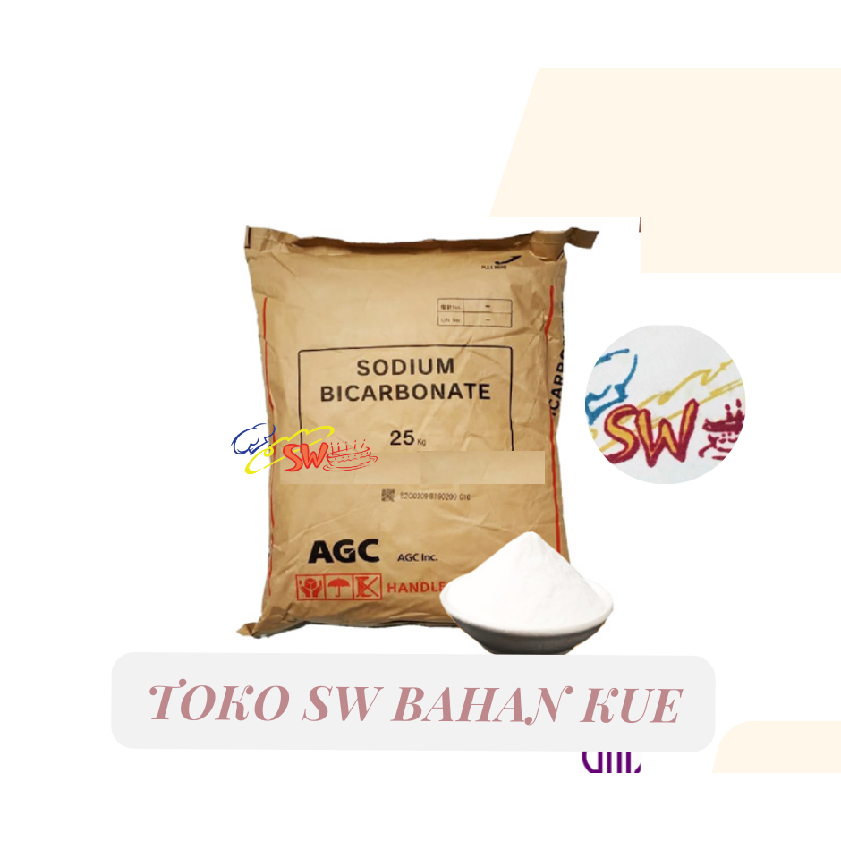 

BAKING SODA KUE SODIUM BICARBONATE ASAHI REPACK 100 GRAM