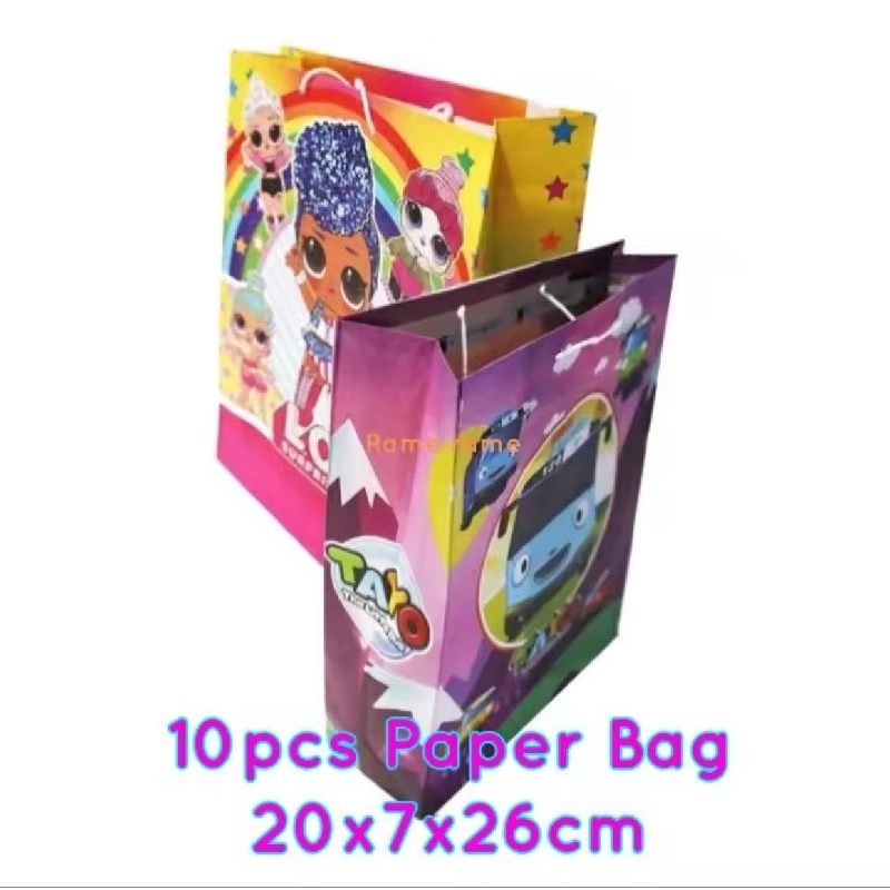 

paper bag souvenir ultah anak/tas goodie bag