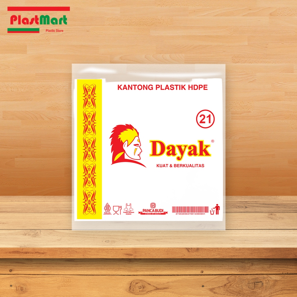 Kantong Plastik Kresek Dayak Bening