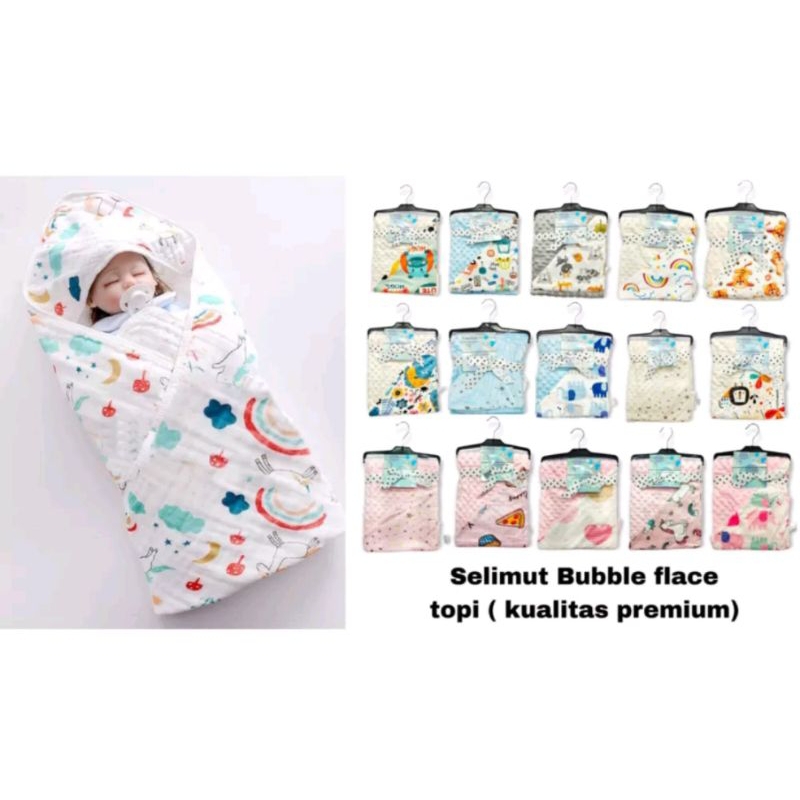 Carter Love Premium Baby Blanket Selimut Bayi Dengan Topi Bulu Hangat Dan Lembut Baby Blanket Karakt