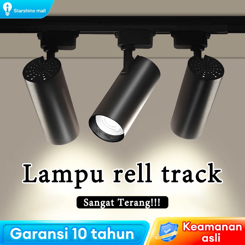 Sh3- Lampu Rell Track Ready Stock Lampu Sorot Led 50W Lampu Sorot 20W Lampu Tembak Rumah Lampu Sorot