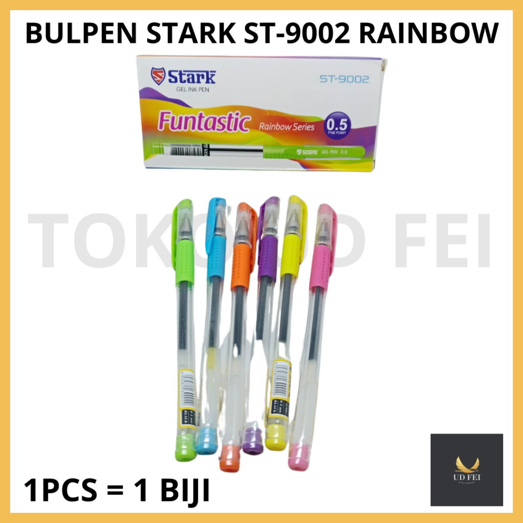 

(1 PCS=1 BIJI) Bulpen STARK 9002 / Ballpoint Gell Stark Funtastic/ Bulpen Gel Stark