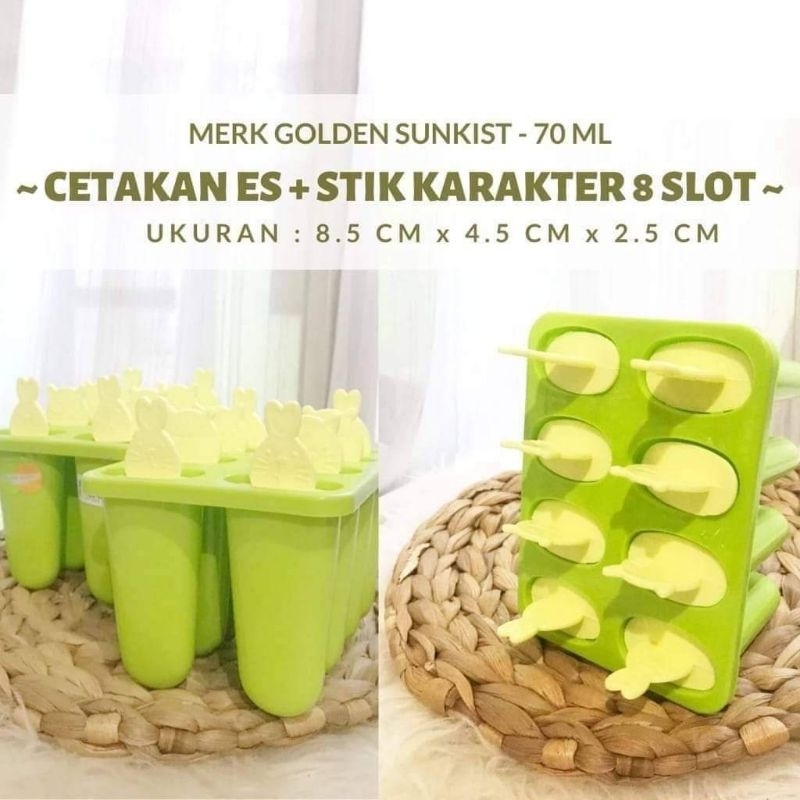 CETAKAN ES CREAM STIK GOLDEN SUNKIST