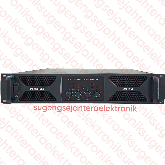 Power Amplifier Phase Lab CX 10.4 - 4 Channel Original Phaselab