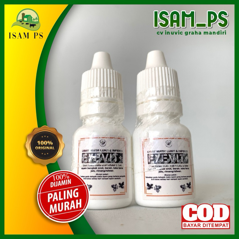 EYE VIT+ Obat mata Ayam kena Jalu, bengkak,berbusa terkena jalu