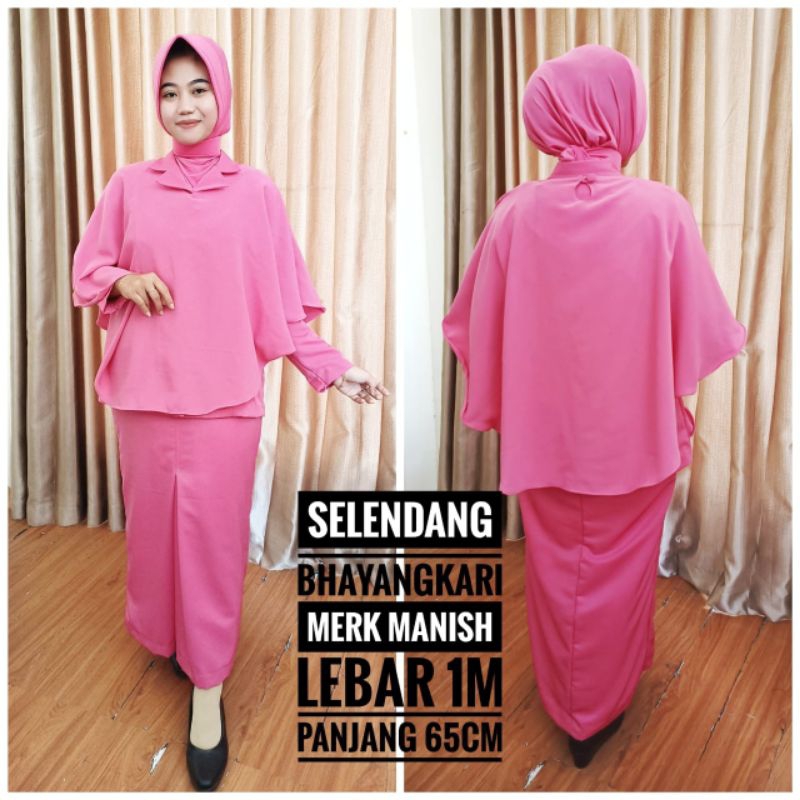 Selendang syar'i psh bhayangkari / penutup dada psh bhayangkari