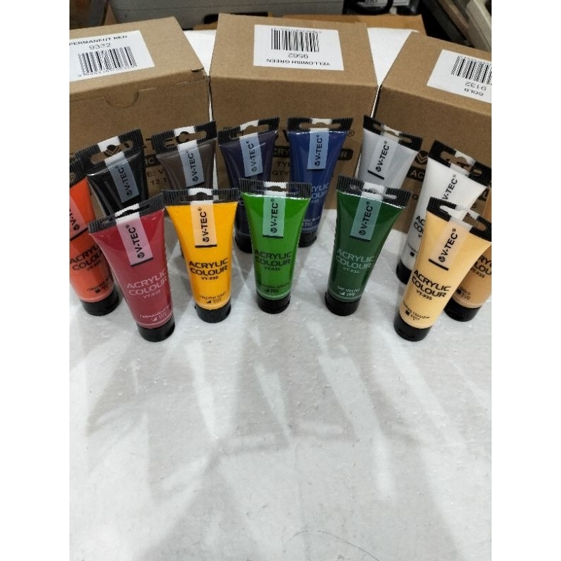 

CAT ACRYLIC 35 ml merk VTEC CAT ACRYLIC WARNA WARNI