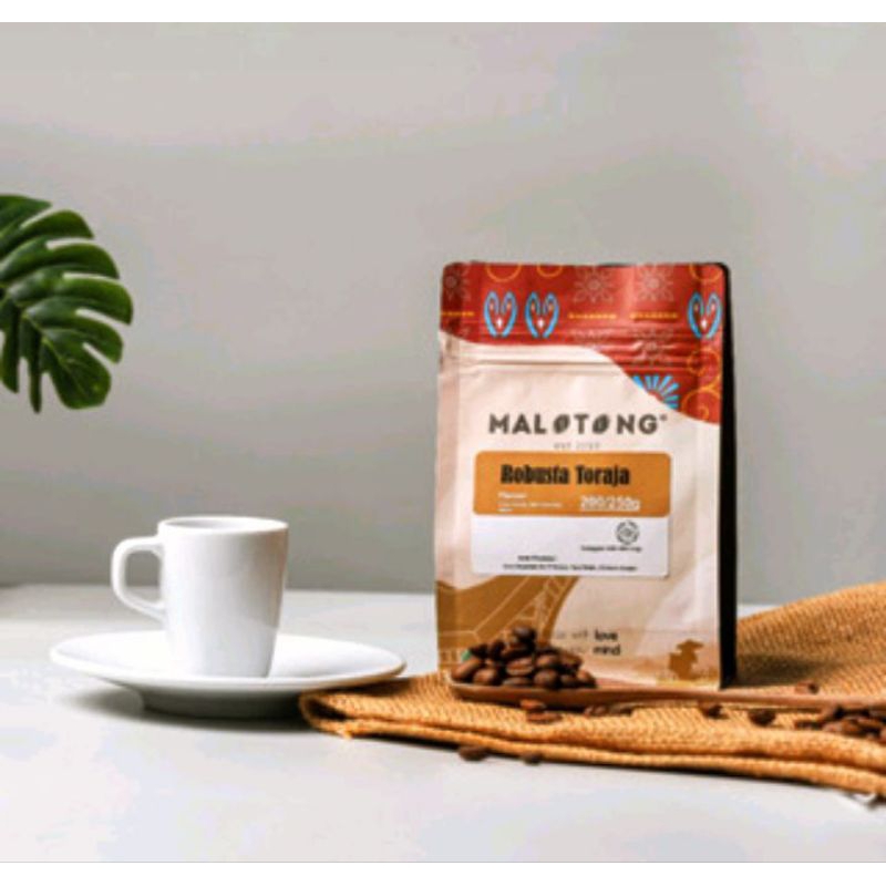 

Kopi Robusta Jahe Toraja Malotong Premium 200gr