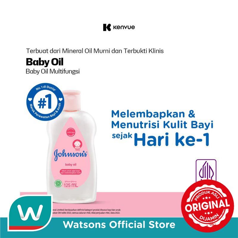 JOHNSON & JOHNSON Baby Oil 125ml