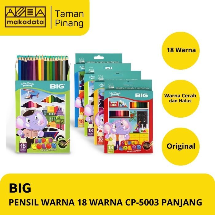 

PENSIL WARNA / COLOUR PENCIL BIG 12 WARNA CP-5003 PANJANG