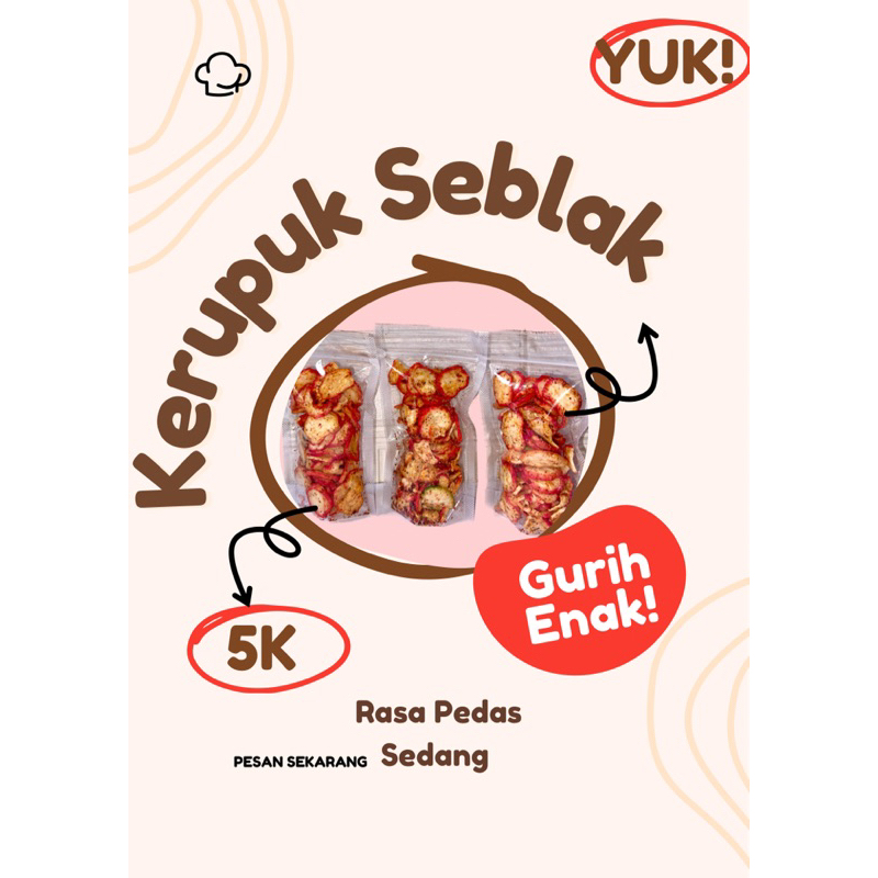 

KERUPUK SEBLAK PEDAS