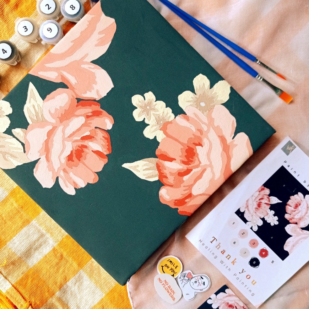 

KODE B75Y Paint by Number Kit l Spring Blossom