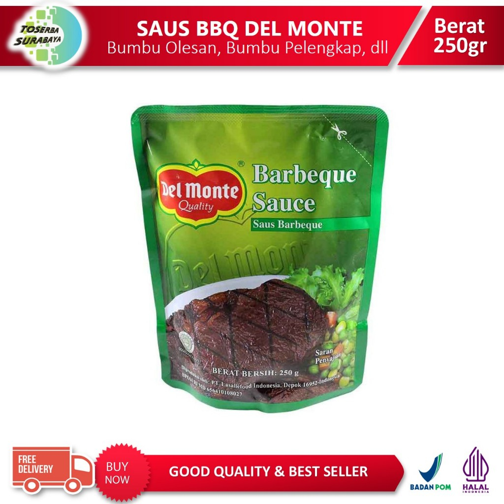 

Saus BBQ DELMONTE 250gr - DEL MONTE BARBEQUE SAUCE