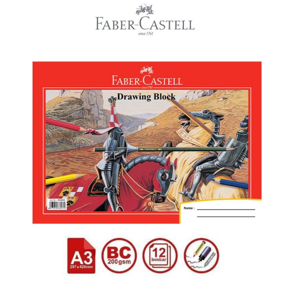 

KODE M63T FaberCastell Buku Gambar Drawing Book A3