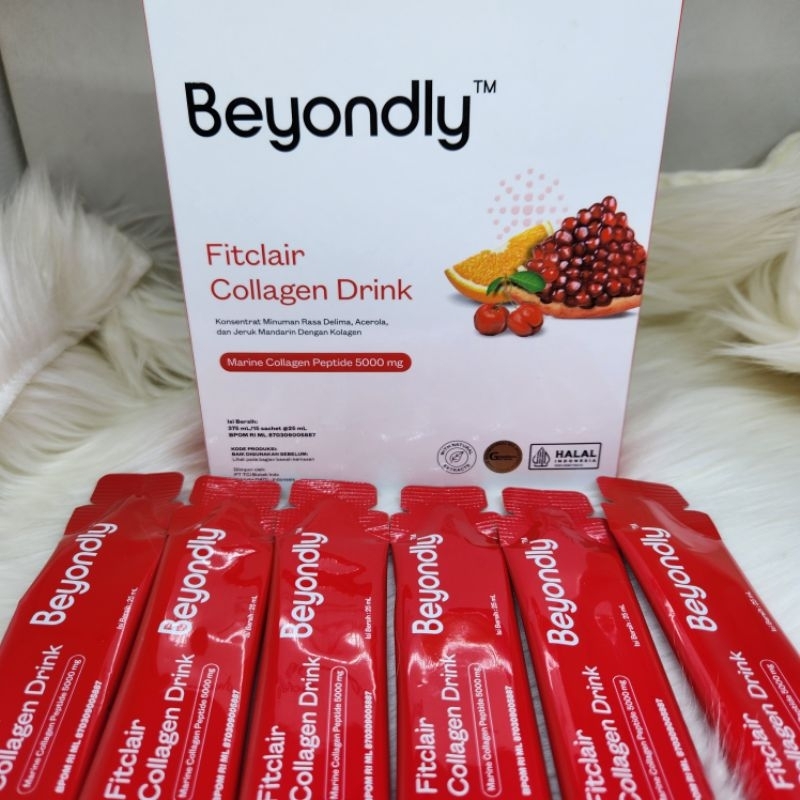 

Beyondly Fitclair Collagen Drink FREE ESSENTIAL OIL | Kollagen Langsung Minum ASLI ORI HARGA PER BOX