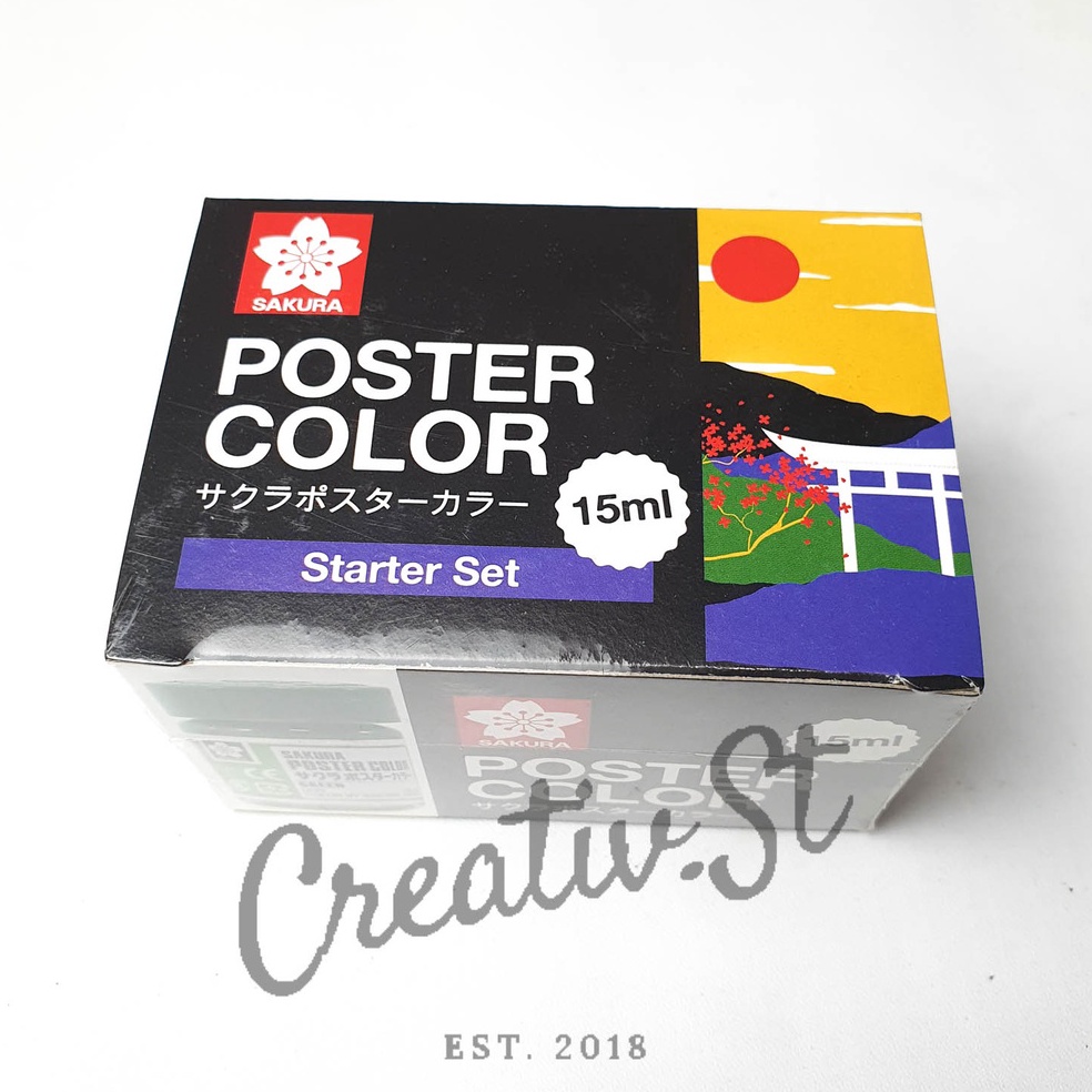 

KODE J48E Sakura Poster Color Cat Poster Starter Set 6X15Ml