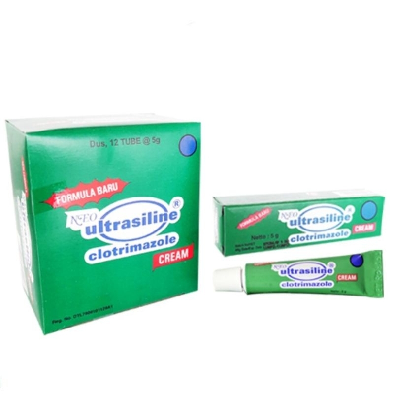 Neo Ultrasiline Clotrimazole Cream 5gr - Salep Ultrasiline | Salep gatal-gatal akibat jamur - Krim A