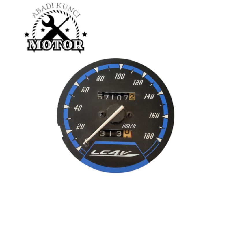 Speedometer Vixion Km Amper Bensin Rpm Original Second