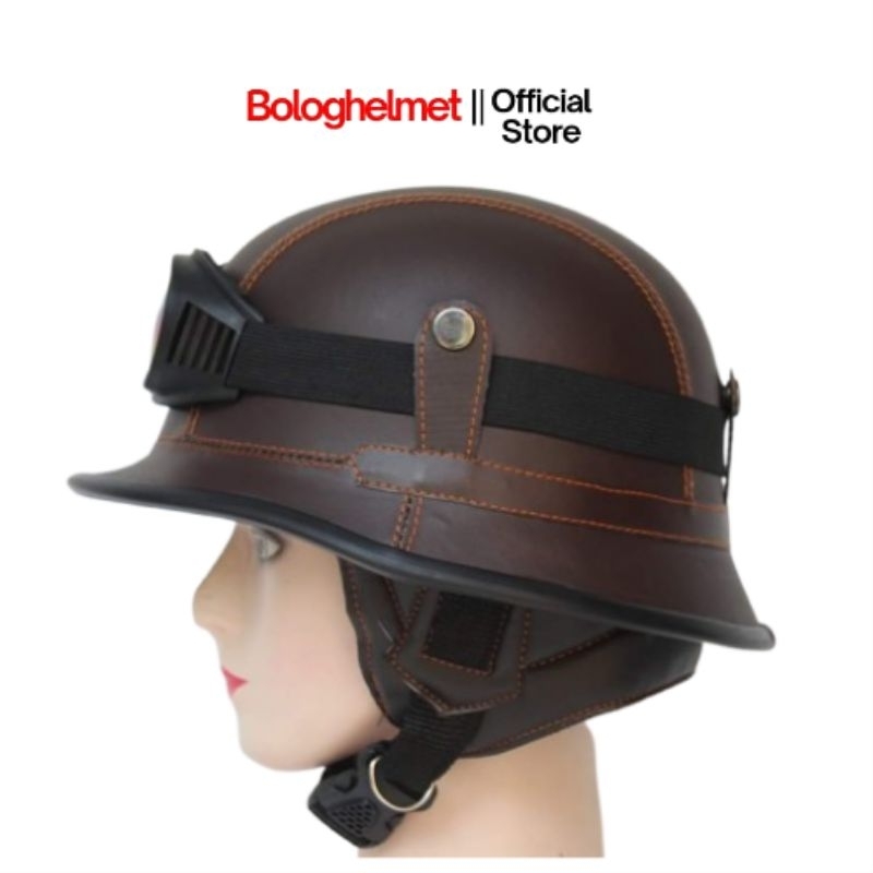 Helm Nazi Retro+kaca mata