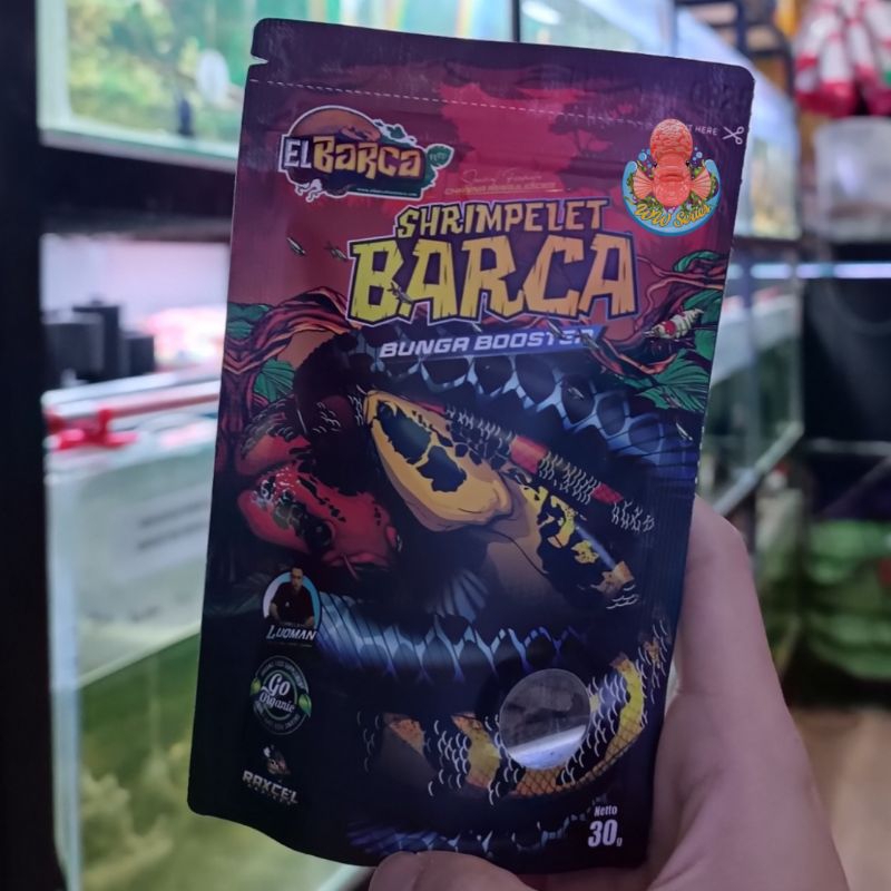 SHRIMPELET BARCA BUNGA BOOSTER Untuk Progress Kontes Channa Chana Gabus Hias Pelet Pellet Pakan Maka