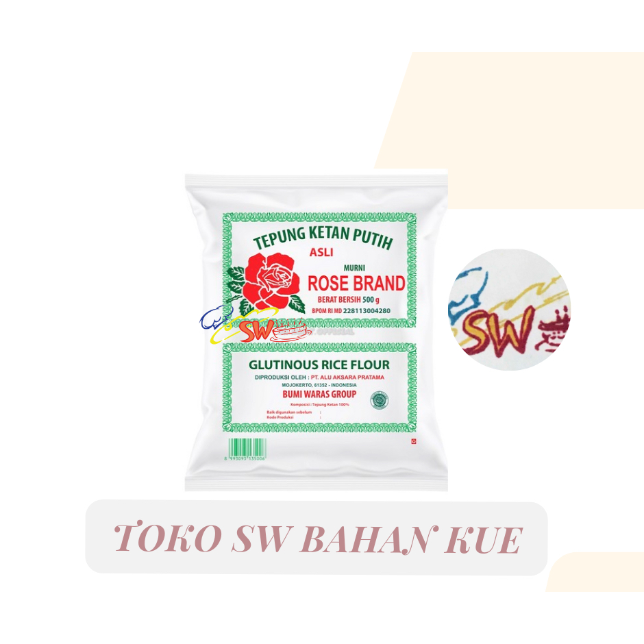 

ROSEBRAND TEPUNG KETAN PUTIH KEMASAN 500 GR