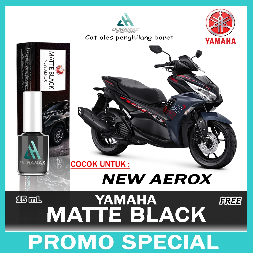 CAT OLES PENGHILANG BARET BLACK GLOSSY- YAMAHA ALL NEW AEROX