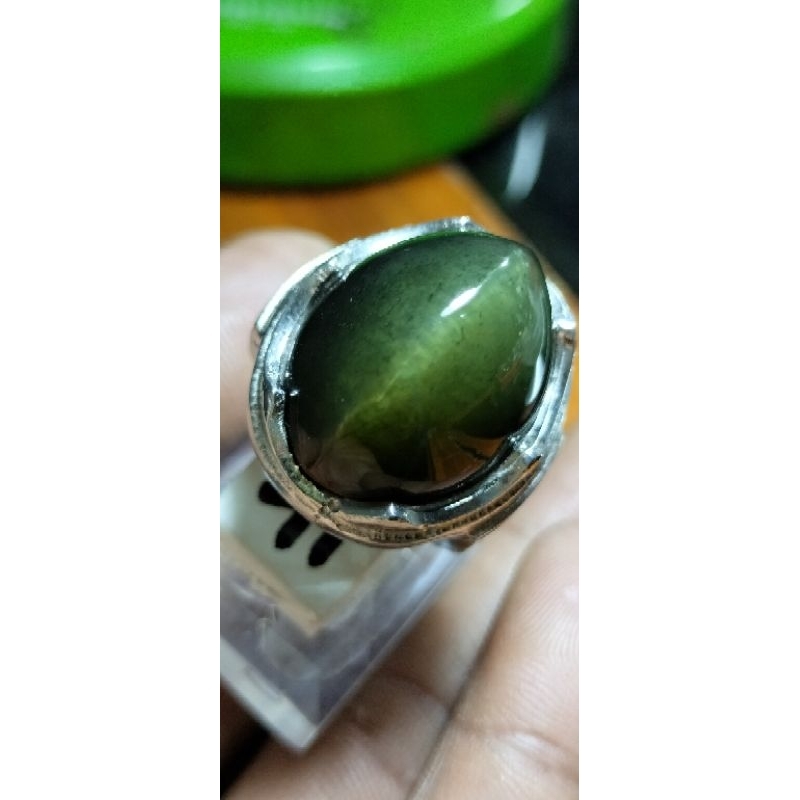 Cincin batu pandan lumut super original