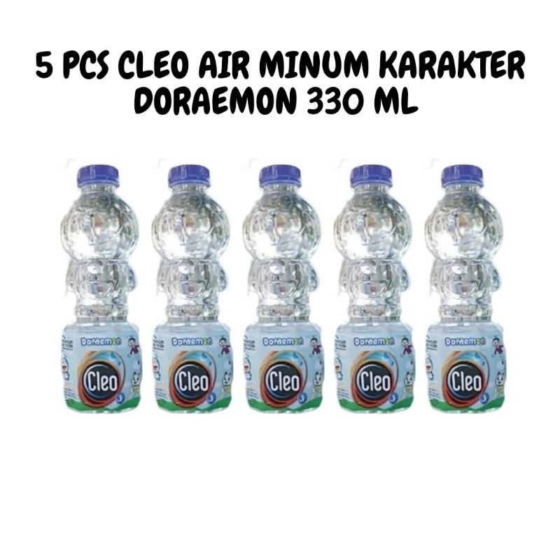 

5 PCS CLEO AIR MINUM KARAKTER DORAEMON LUCU 330 ML UNIK COCOK BUAT ACARA ULTAH HAMPERS KADO ANAK BABY PROMO MURAH NYAStore