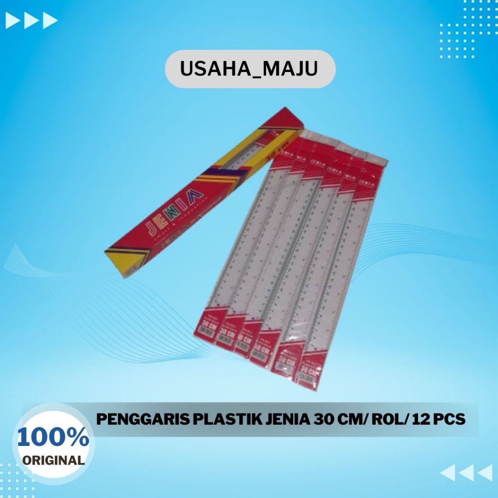 

PENGGARIS JENIA 30 CM 1 PACK ISI 12 PCS