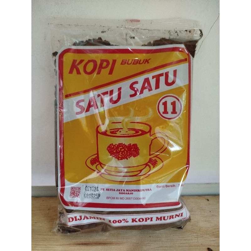 

Kopi Satu Satu 250 gram / Kopi 100% Murni 250 gram