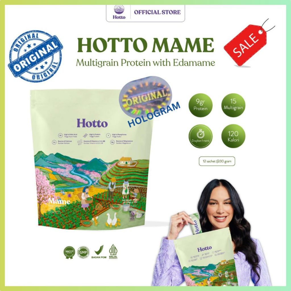 

Hotto Mame Protein Multigrain with EDAMAME 1 Pouch