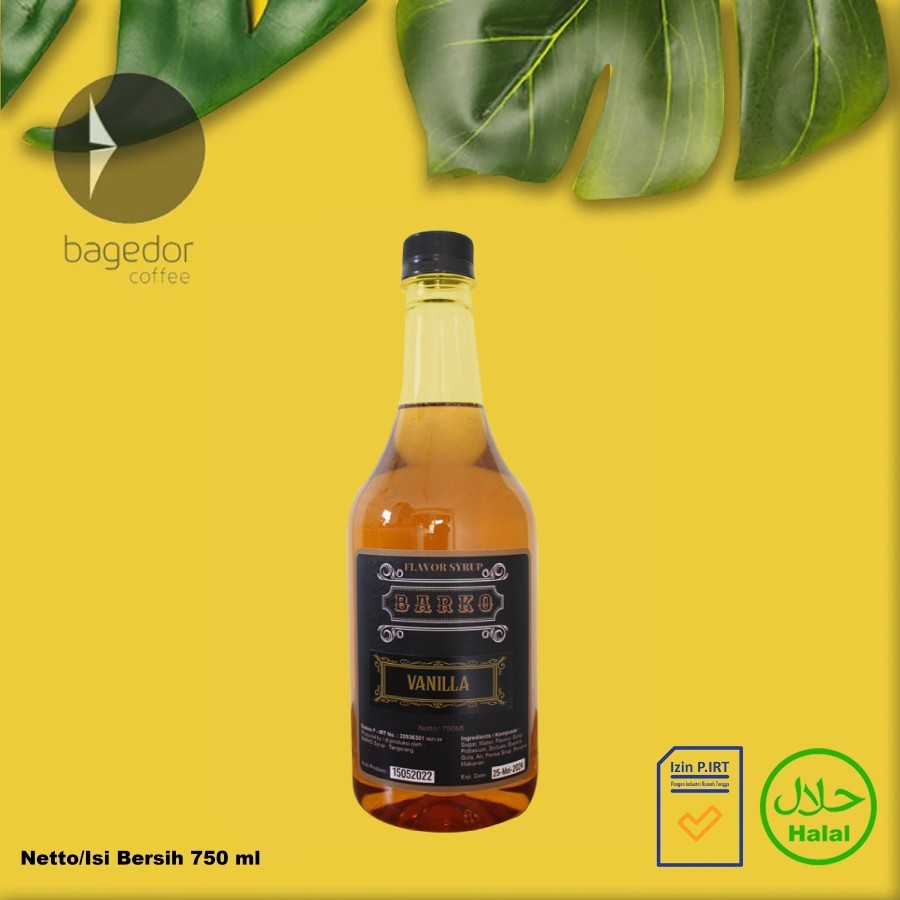 

Barko Syrup / Sirup / Sirop Flavour Vanilla