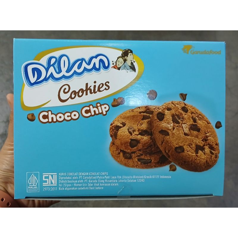 

Dilan Cookies Choco Chip isi 12 g x 23 pcs