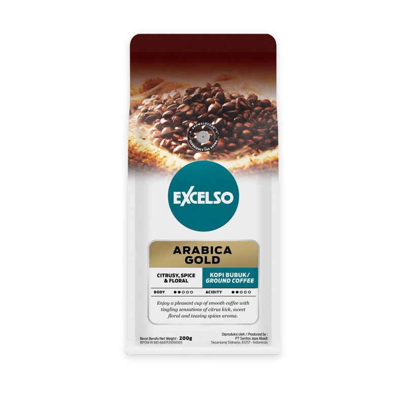 

Excelso Arabica Gold Ground & Beans 200gr