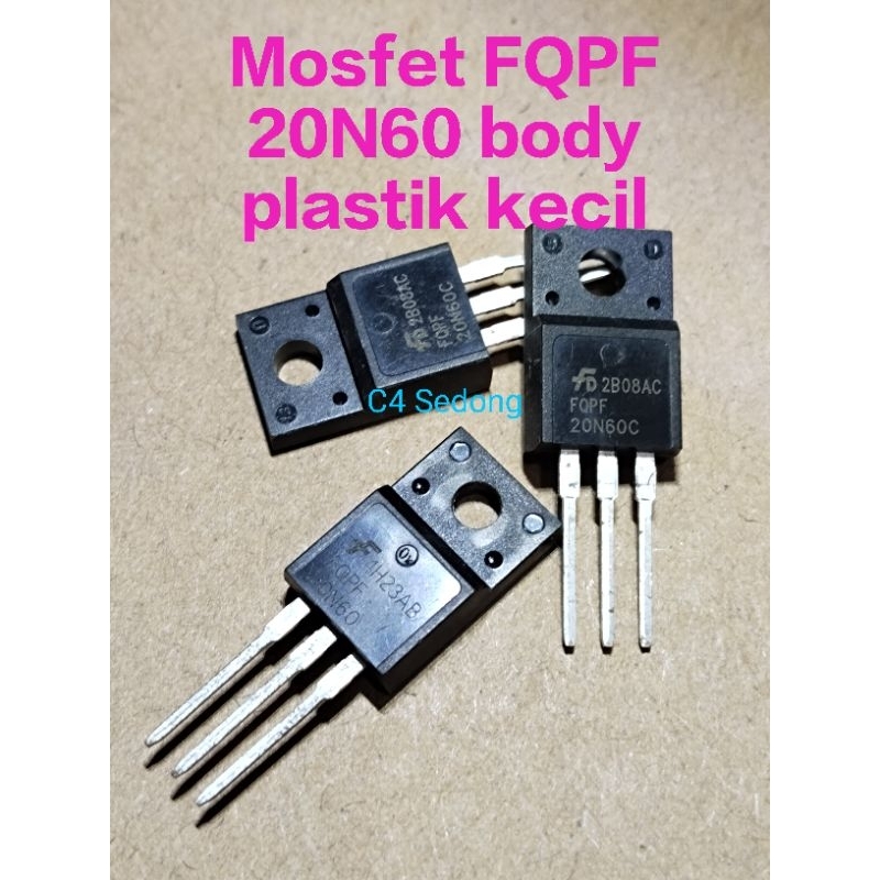 Transistor mosfet FQPF 20N60 original fair child