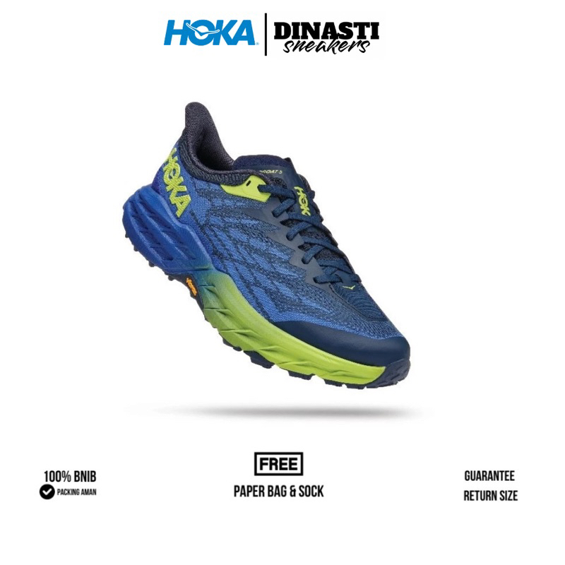 Hoka Speedgoat 5 Mens Trail Running Shoes - Navy