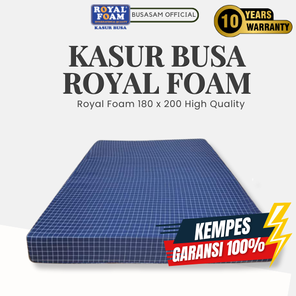 KASUR BUSA ROYAL FOAM 180X200 KASUR SPON MATRAS ROYAL FOAM BUSASAM