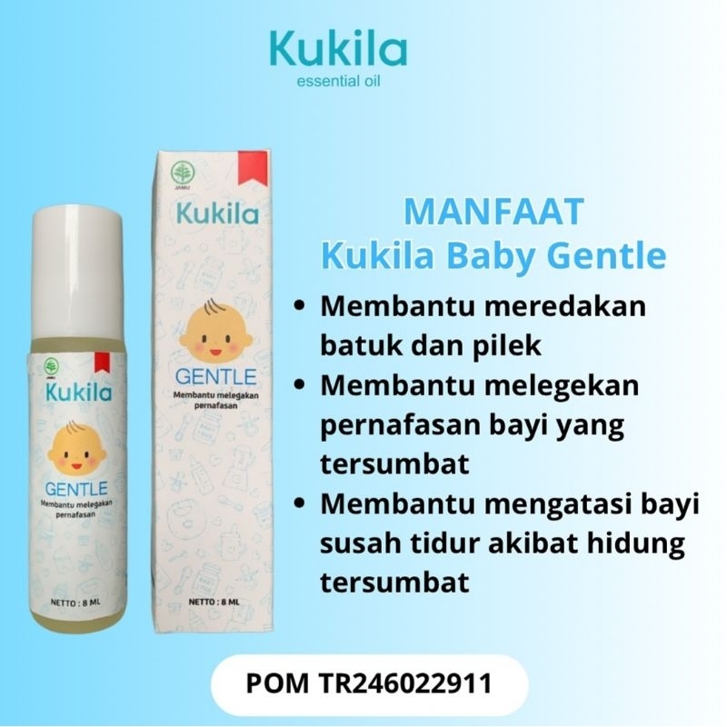 Minyak Batuk & Pilek bayi kukila gentle aroma terapi