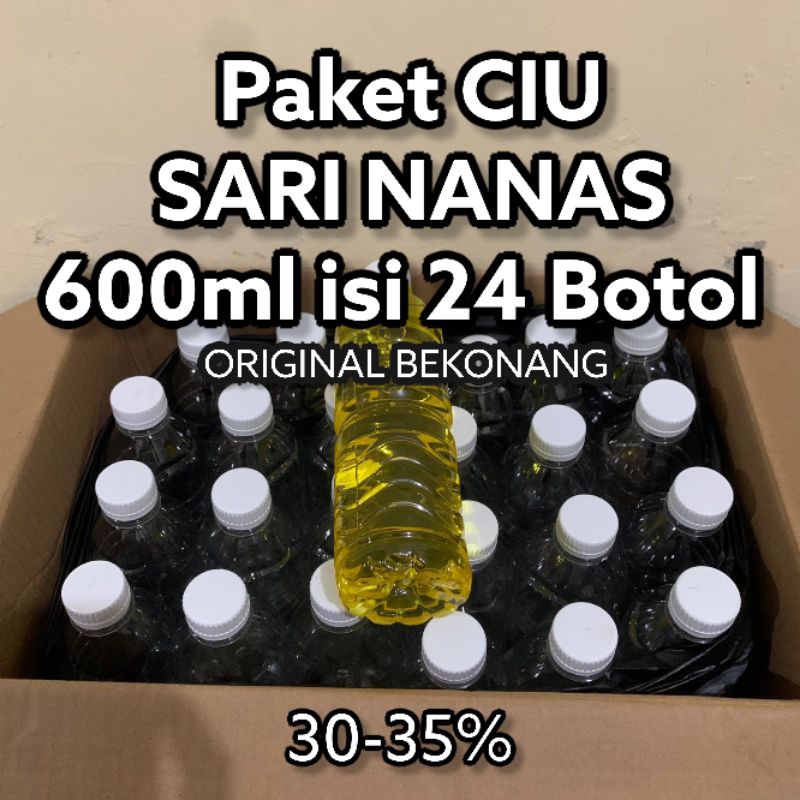 

PAKET GROSIR MINUMAN TRADISIONAL KHAS BKNNG JAMU SARI NANAS KEMASAN 600 ISI 24 PLUS BONUS