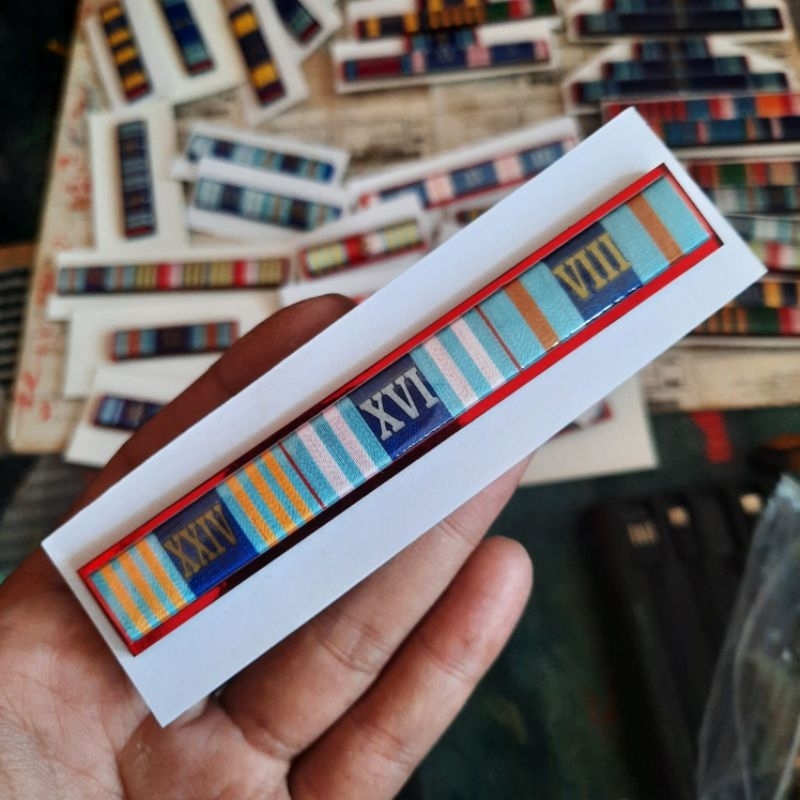 [NARARYA ID] Satyalancana Kesetiaan 24 + 16 + 8 Tahun / Tanda Jasa PDH Satya Lencana TNI AD AL AU