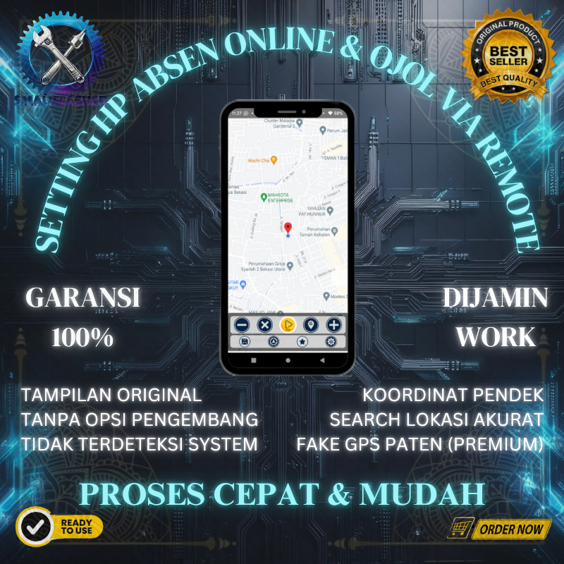 SETTING FAKE GPS ALL ABSENSI VIA REMOT