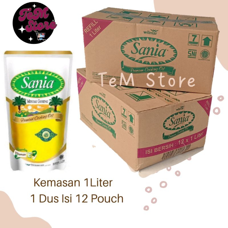 

Minyak Goreng Sania 1 Liter 1 Dus