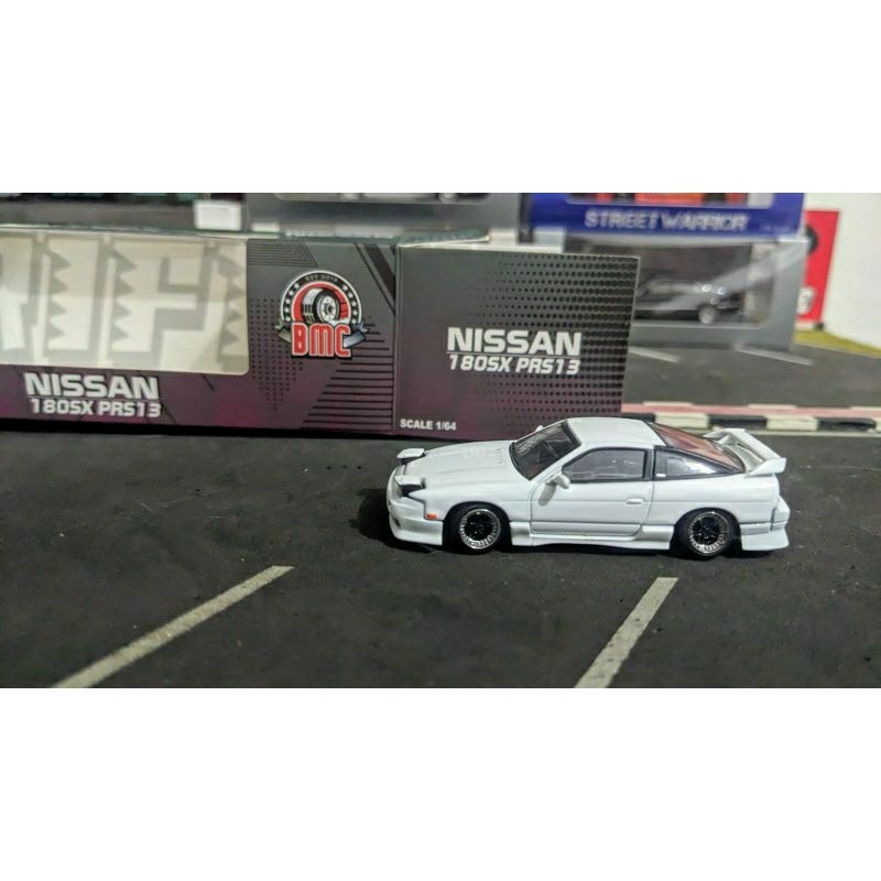 Diecast BMC BM Creation Nissan 180SX PRS13 White