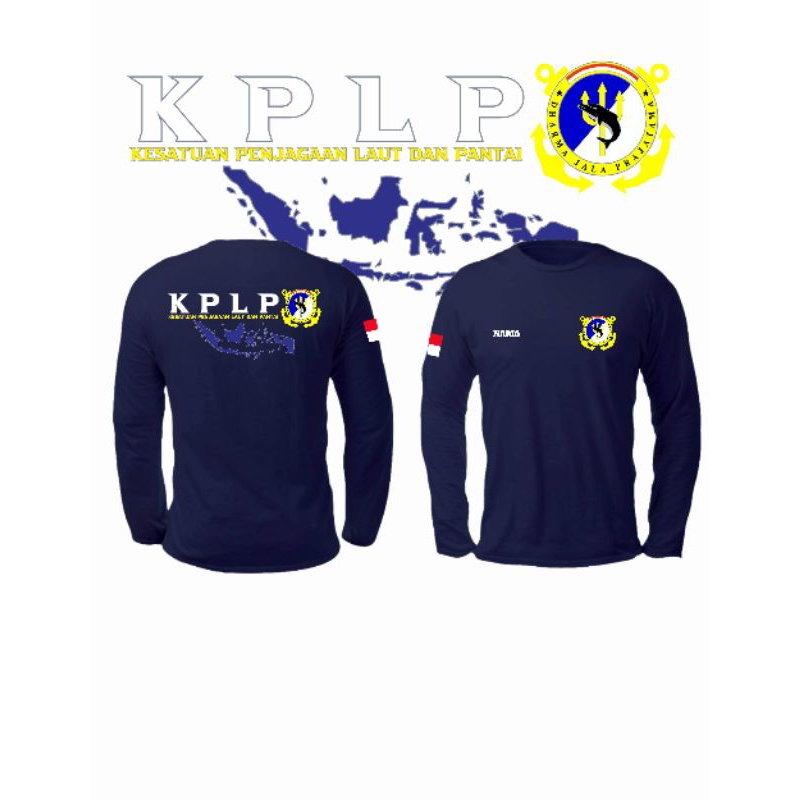 kaos kplp lengan panjang/coast guard