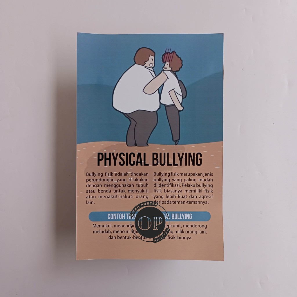 

Stiker Physical Bullying - Stop Bullying - Stop Perundungan - Edukasi Sekolah